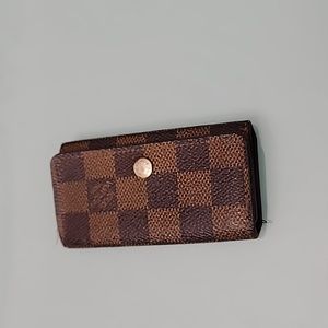 Authentic Louis Vuitton Damier Ebene Keyholder